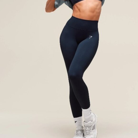 Lift Seamless Leggings Gymshark Midnight Blue - Picture 1 of 3